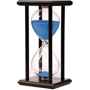 New Hourglass Timer for 60 Minutes Sandglass Timer for Kitchen Living Room